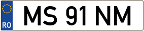 Truck License Plate